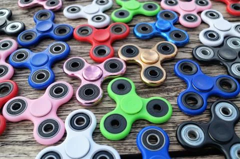 Fidget Spinners Stock Photos