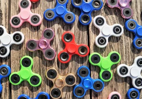 Fidget Spinners Stock Photos