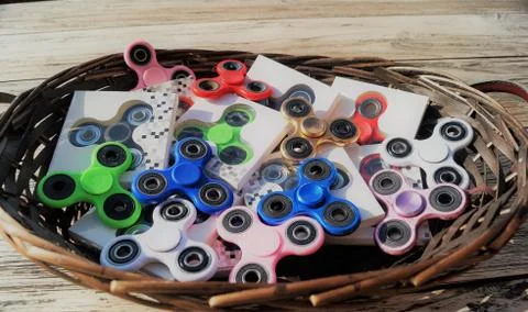 Fidget Spinners Stock Photos