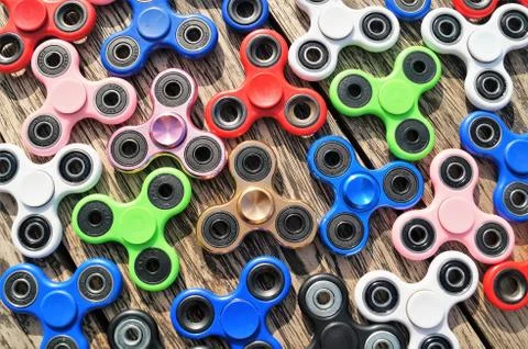 Fidget Spinners Stock Photos