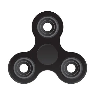Fidget toy for increased focus, stress relief. Stock Illustration