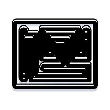 Fidget toy maze labyrinth game icon design イラスト素材