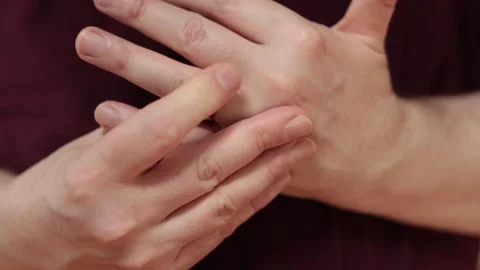 Fidgeting with wedding ring 2 - Slow Stock Footage 326265435