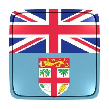Fidji flag icon Stock Illustration