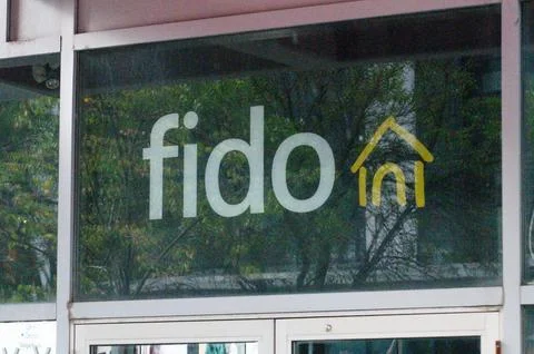 Fido intermet provider compant logo Stock Photos