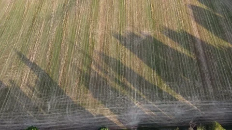 Field Aerial Drone Stock Footage 198535810