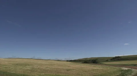 Field and Oil Refinery Stock Footage 44474422