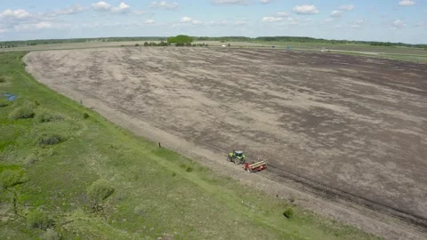 The field is being prepared for sowing Stock-Footage 209933949