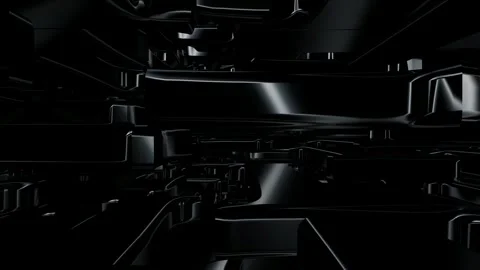 Field of Black Letters, Background, Figures, Reflection, Exclusive Stock Footage 270373091