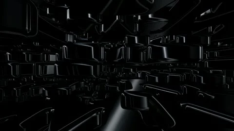 Field of Black Letters, Background, Reflection, Figures, Exclusive Stock Footage 270373093