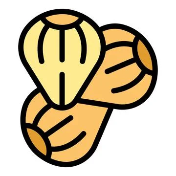 Field buckwheat icon vector flat 스톡 일러스트