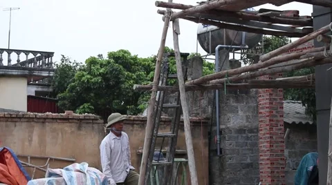 In the field of construction, construction worker Stock-Footage 46457298
