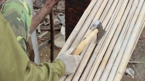 In the field of construction, construction worker Stock Footage 52373527