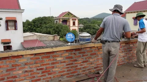 In the field of construction, construction worker Stock Footage 52374484