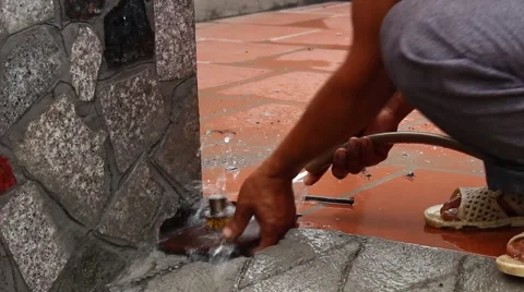 In the field of construction, construction worker Stock Footage 52375293