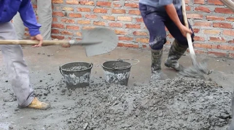 In the field of construction, construction worker Stock Footage 52375987