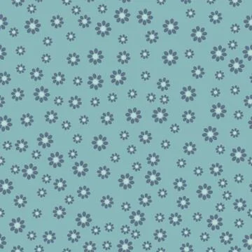 Field of daisies. seamless pattern. eps 8 Stock Illustration