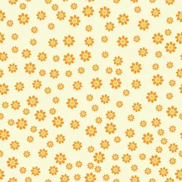 Field of daisies. seamless pattern. eps 8 Stock Illustration