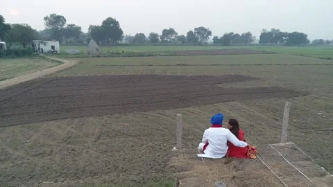 Field Drone view Stock Footage 169655816