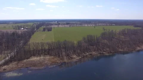 Field Fly Over Stock Footage 62271365