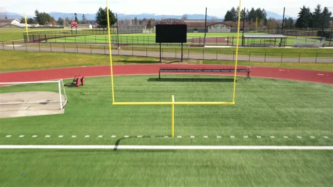 Field Goal Ball Point of View Stock Footage 150284766