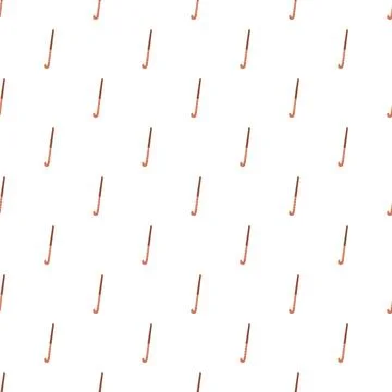 Field hockey stick seamless pattern background design Stock Illustration
