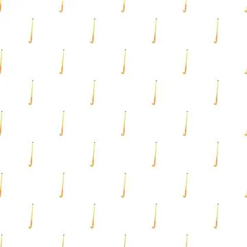 Field hockey sticks repeating pattern seamless background Stock Illustration