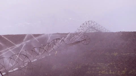 Field irrigation Stock Footage 50720982