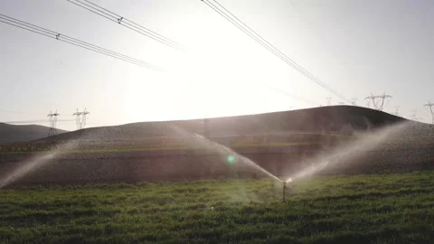 Field Irrigation Stock-Footage 186562441