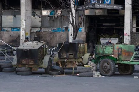 Field kitchen Stock Photos