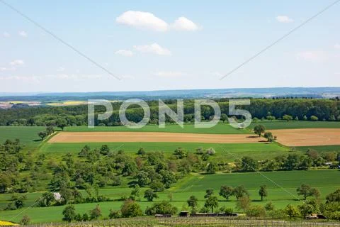 Field in the kraichgau Stock Photos