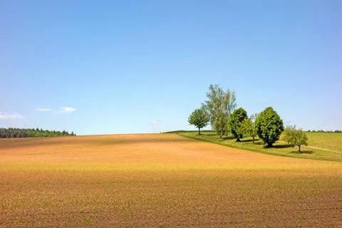 Field in the kraichgau Stock Photos