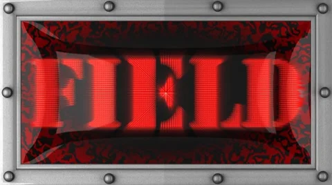 Field on led 스톡 동영상 8722471