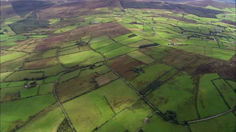 Field Patterns And Landscape 스톡 동영상 65199796