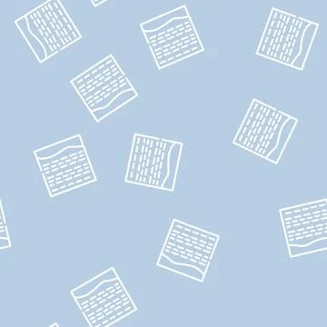 Field peat line vector seamless pattern Stock Illustration