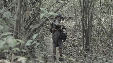 Field photographer Stock Footage 118873922