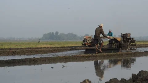Field plow Stock Footage 228898893