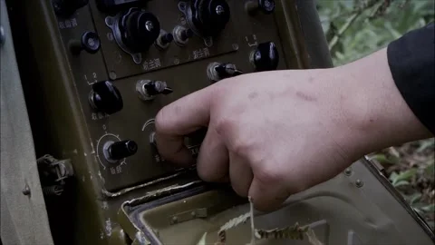 Field radio test Stock Footage 261632775