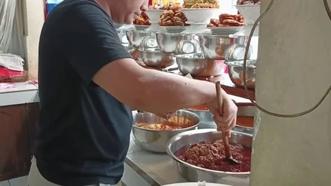 Field restaurant Stock Footage 239589111