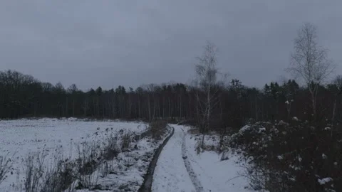 Field road Stock Footage 147227091