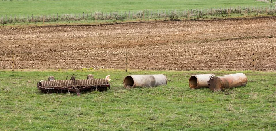 Field roller Stock Photos