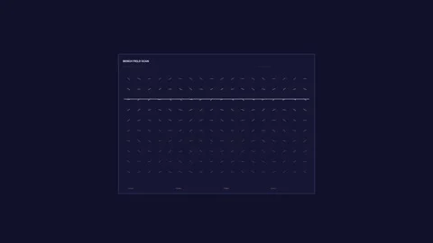 Field Scan Data HUD Seamless Loop Stock Footage 342084991