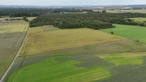 A field seen from above Stock Footage 285926060
