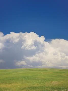 Field &amp; sky Foto stock