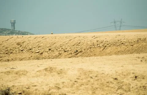 Field with sky Stock Photos