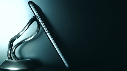 Field for SMS from smartphone on screen. Stock Footage 132934588