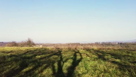 Field in the sun Stock Footage 233615861