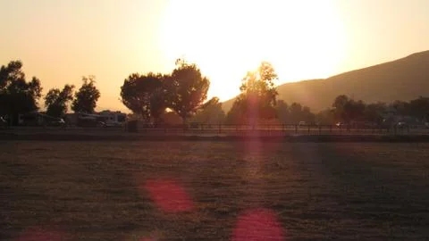 Field Sunset 写真素材