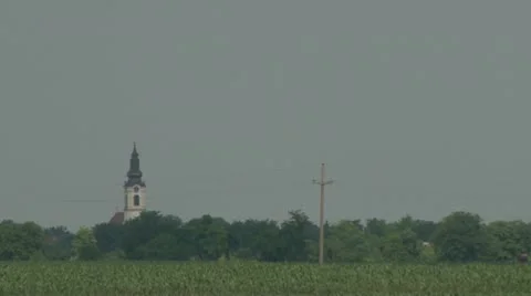 Field in Vojvodina 動画素材 21665558