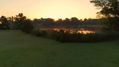 Field to water Stock Footage 107671589